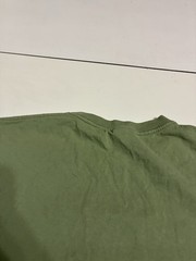 Vintage BAPE A Bathing Ape Shirt Medium Olive Long Sleeve Skater Streetwear Y2K