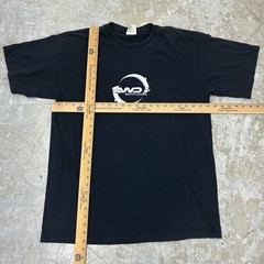 Vintage And1 Basketball Shirt Mens Large Black Made USA Double Sided Graphic Y2K
