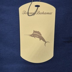 Tommy Bahama Throne Blue Crew Neck Short Sleeve T-Shirt Size Medium Soft Touch