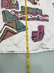 Vtg 90s Thrashed Faded Abstract Art Shirt XL Surf Skate Grunge Vaporwave OP