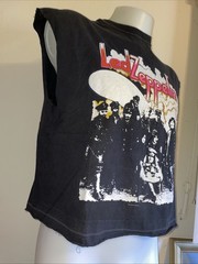 Led Zeppelin II Album 1986 Myth Gem Winterland Rock Band CutOff Tee T-Shirt 80s