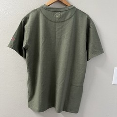 ScotteVest TEC TShirt Travel Mens M Green Performance Zip Pockets Bamboo/Cotton