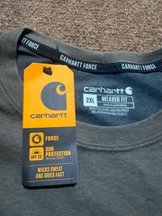 NWT Carhartt Force Relaxed Fit Pocket T-Shirt 2XL XXL Army Green Short Sleeve