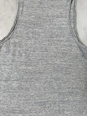 Allsaints Figet Vest Cotton Men Tank Top Sleveless T Shirt Size M Grey