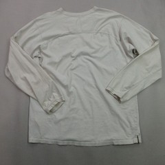 The North Face Men’s L/G Large Cream Long Sleeve T-Shirt 100% Cotton Crew Neck