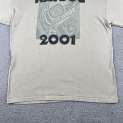 Vintage Rat Dog Music 2001 Band Shirt Live Front & Back Print Large Y2K Brown
