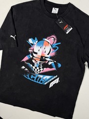 Puma F1 2025 Las Vegas GP Driver Graphic Tee T Shirt Black Men’s Size Medium M