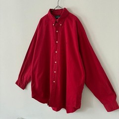 Ralph Lauren BLAKE XL Red Pony Embroidery Button Down Shirt For 14Y+ Japan