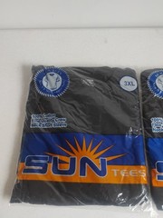 Sun Tees 3XL – 2 Packs. Brand New. Black