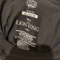 Pop Tees XL Mufasa Disney Lion King Womens T Shirt Short Sleeve