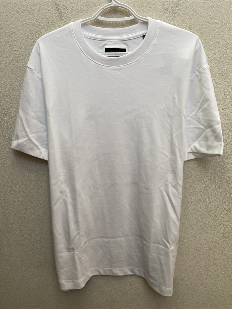 NEW Porter & Ash Men’s Large White Crew Neck T-Shirt Comfort Fit NWT
