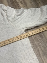 Faherty Men’s Cloud Reversible Crew Long Sleeve Ivory Light blue Heather Sz L