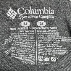 Columbia PHG Shirt Mens M Gray Outdoor Long Sleeve Hunting Crew Neck