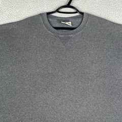 VINTAGE Russell Athletic Shirt Mens XXL Gray Pro Cotton Y2K Heavyweight Blank