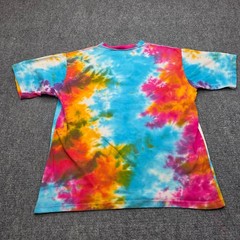 Men’s Large Vintage GOGO Tie Dye San Francisco Shirt Embroidered Peace Sign