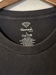 Diamond Supply Co Color Burst Box Logo T Shirt Black Large Skate Streetwear