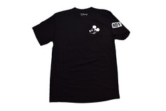 Neff X Disney Mens Mickey Mouse No Worries Graphic Black T-Shirt NWT S, M, L
