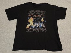 Vintage Hot Boys Rap Tee T-Shirt Lil Wayne Juvenile Young Turk BG