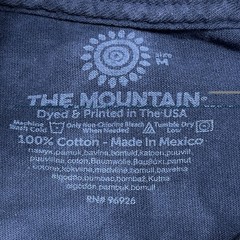 The Mountain Cutie Pie Kitten T-Shirt Size M Tie-Dye Blue Eye Cat Face