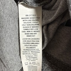 Perry Ellis Shirt Mens XL Gray Short Sleeve V Neck