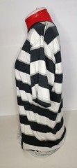 Ocean Pacific Men’s Striped T-Shirt Black White L/G (42-44) Cotton Crew Neck H22