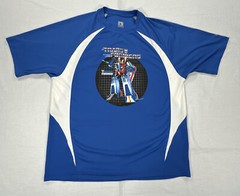 Vintage Champion Sz L Shirt Transformers Starscream 2008 Y2K Double Dry Graphic