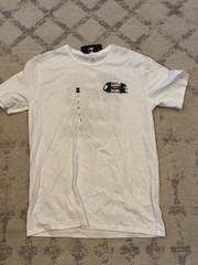 NWT L Under Armour Men’s Large Vintage Type T-Shirt White Loose UA Shirt LG NEW