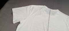 Asics White T Shirt Men Size XL SD Graphic SS Top Running Casual Reflective D1