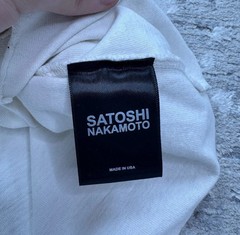 Satoshi Nakamoto Biker Motor Cross Cut Off Shirt