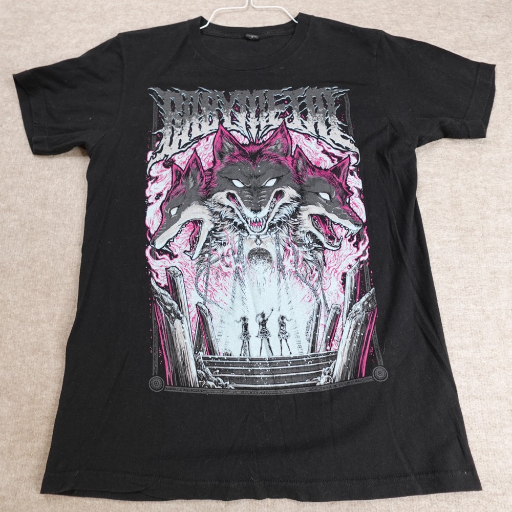 Babymetal Shirt Medium Black Double Sided World Tour 2016 Unisex
