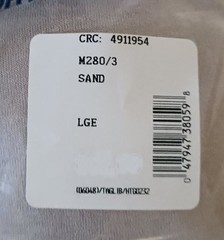 SOFFE T-Shirt, Beige, Men’s Size Large, 3 Pack