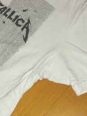 Metallica Billabong One Pushead Graphic T-Shirt Men’s Large White Concert Tee