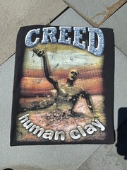 Vintage 90s Creed Human Clay Tour T-Shirt 1999 Size L Band Tee Double Sided