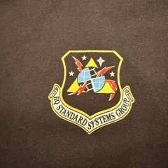 Vintage USAF HQ Standard Systems Group Tee 90s Black – Large