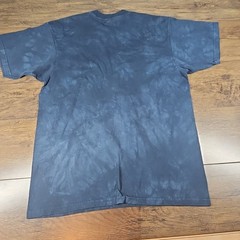 Vintage The Mountain T Shirt Men’s Medium Blue Dragon Wizard Leather Tag