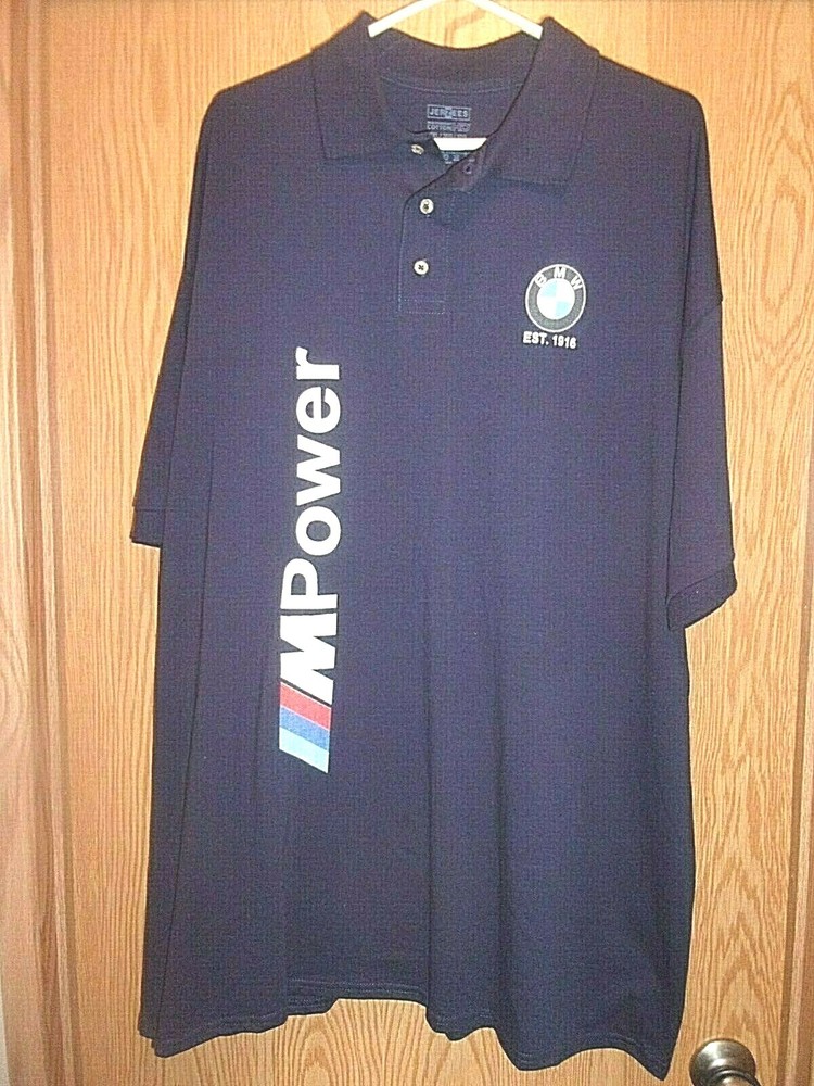 BMW 3 button down pullover 3XL casual Shirt MPOWER est. 1916