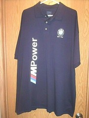 BMW 3 button down pullover 3XL casual Shirt MPOWER est. 1916