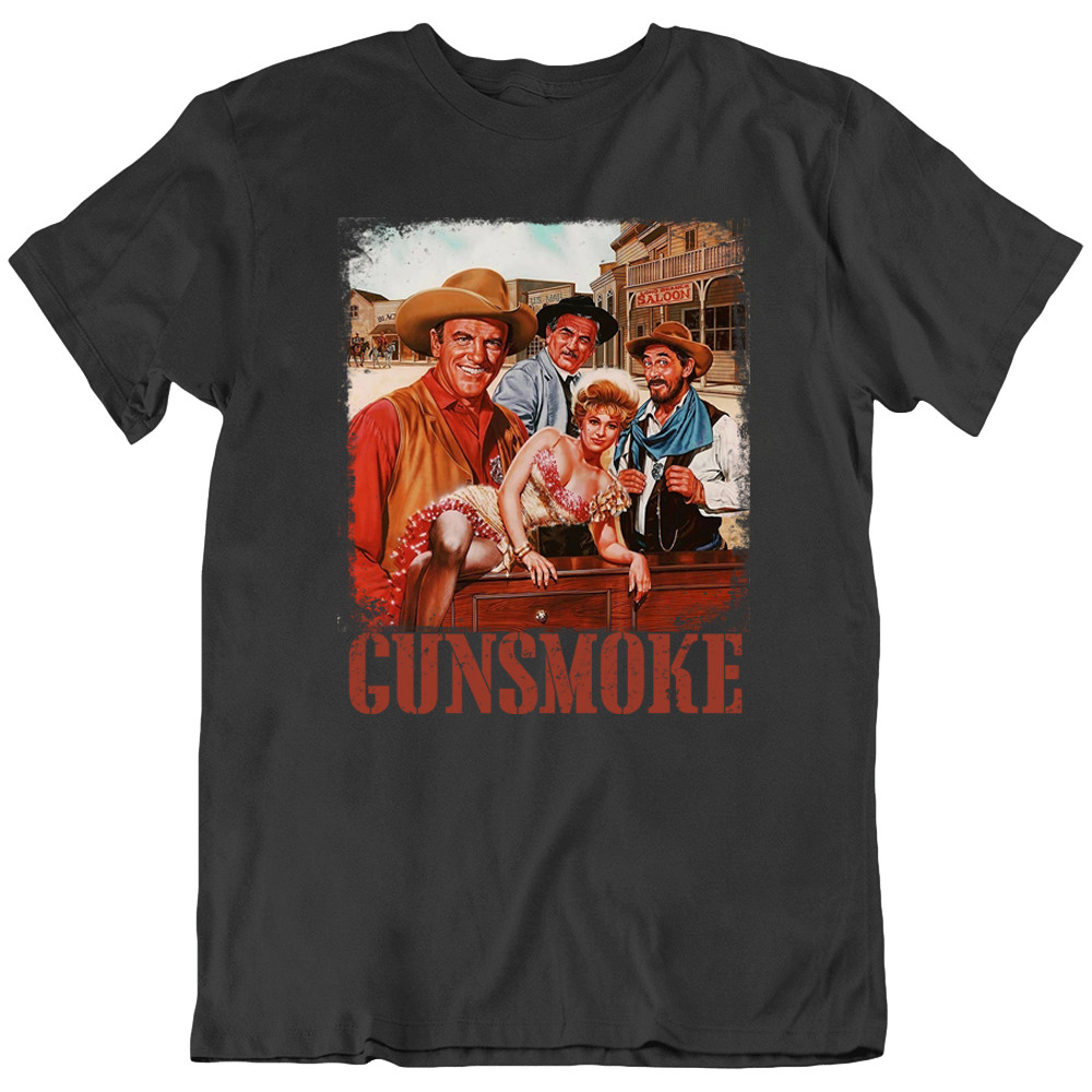 Gunsmoke American Tv Show Retro T Shirt Tee Gift New