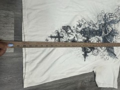 Y2k Grunge Shirt Sz 2XLarge Street Wear Skater Men’s Skull Wings Cross