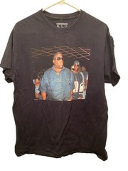 NOTORIOUS BIG & PUFF DADDY TEE SHIRT BLACK (L)