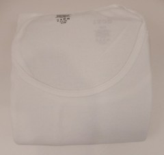 3 GENUINE IZOD MENS 2XL 3XL 4XL COTTON BLEND WHITE TANK TOP SHIRTS UNDERSHIRTS