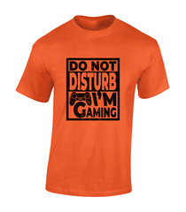 DO NOT DISTURB I’M GAMING MENS T SHIRT COOL PC GAMER CLOTHING GIFT IDEA TOP