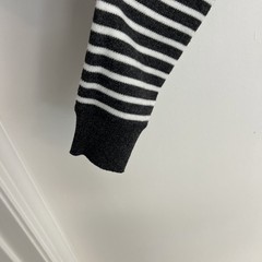 Weiv Los Angeles “Freddie” Men’s M Gray White Striped Long Sleeve Comfy Soft