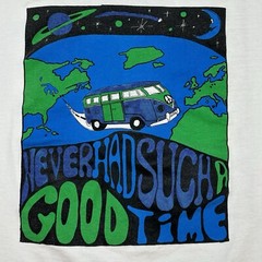 Vintage Grateful Dead Parking Lot T Shirt Never Had Such A Good Time VW USA 1990