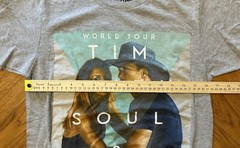 Tim Mcgraw Faith Hill Tshirt Men’s Size Small Soul 2 Soul World Tour 2017