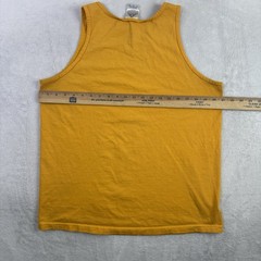 VTG AAA Sun Lakes Yellow Sleeveless Tank Top Graphic Shirt Men’s Large