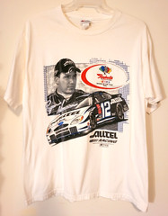 Vtg Rookie Ryan Newman T Shirt #12 Alltel 2002 Checkered Flag Sports Raybestos