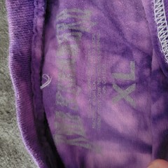 Rae Sremmurd Dazed & Blazed Tour Tie Dye Graphic Long Sleeve T-Shirt XL Purple