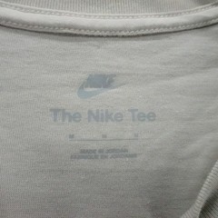 Nike Sportswear Club Tee Mens Medium Light Bone White Cotton T-Shirt AR4997-073