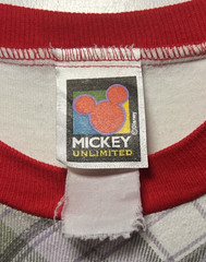 Disney Mickey Unlimited Vintage 90’s Long White Sleep Shirt Nightshirt
